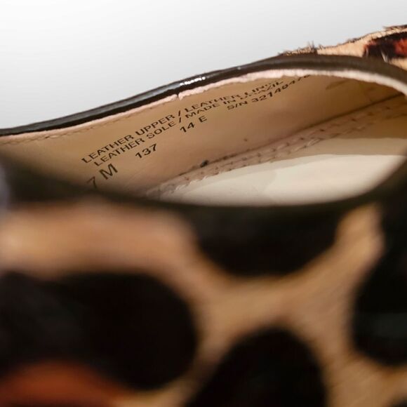 Tory Burch Leopard Astoria Wedge Heels (Size 7M) - Picture 9 of 15